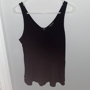 black express tank top with flare bottom